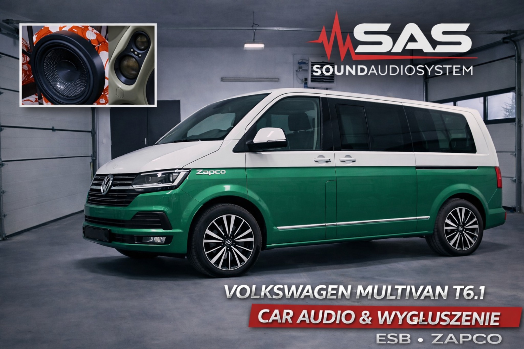 Volkswagen Multivan T6.1 – Car Audio Hi-End + Wygłuszenie Comfort Mat | Realizacja Sound Audio System